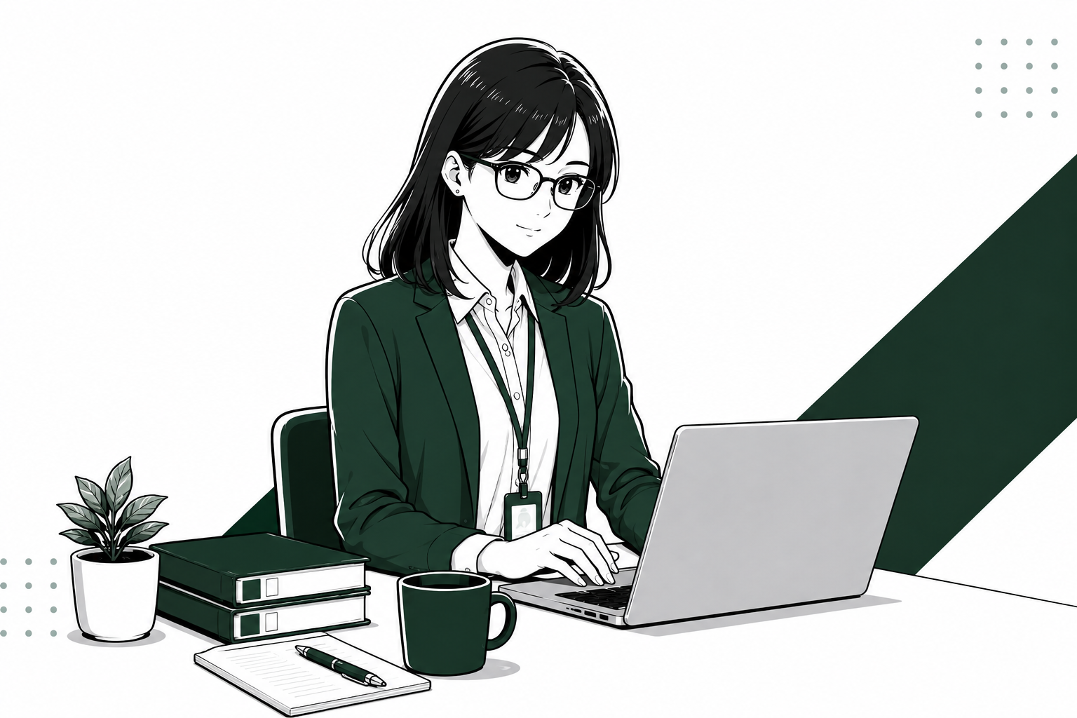 経理担当の結衣さんが NeNe Invoice で請求業務を進めている様子