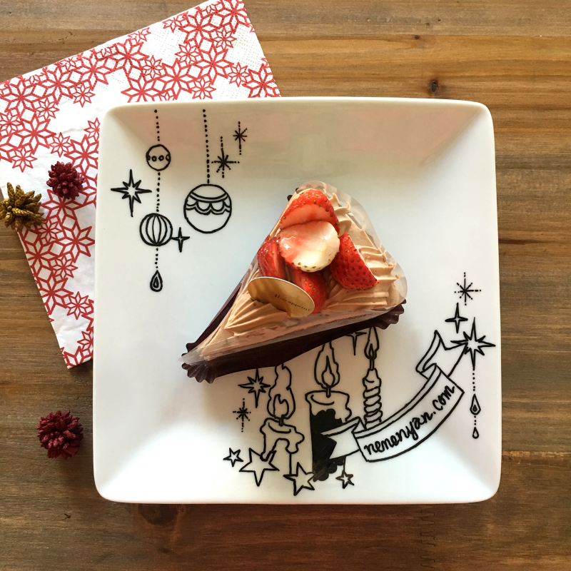 期間限定 クリスマスケーキ皿 cm 3枚セット Ayane International Inc